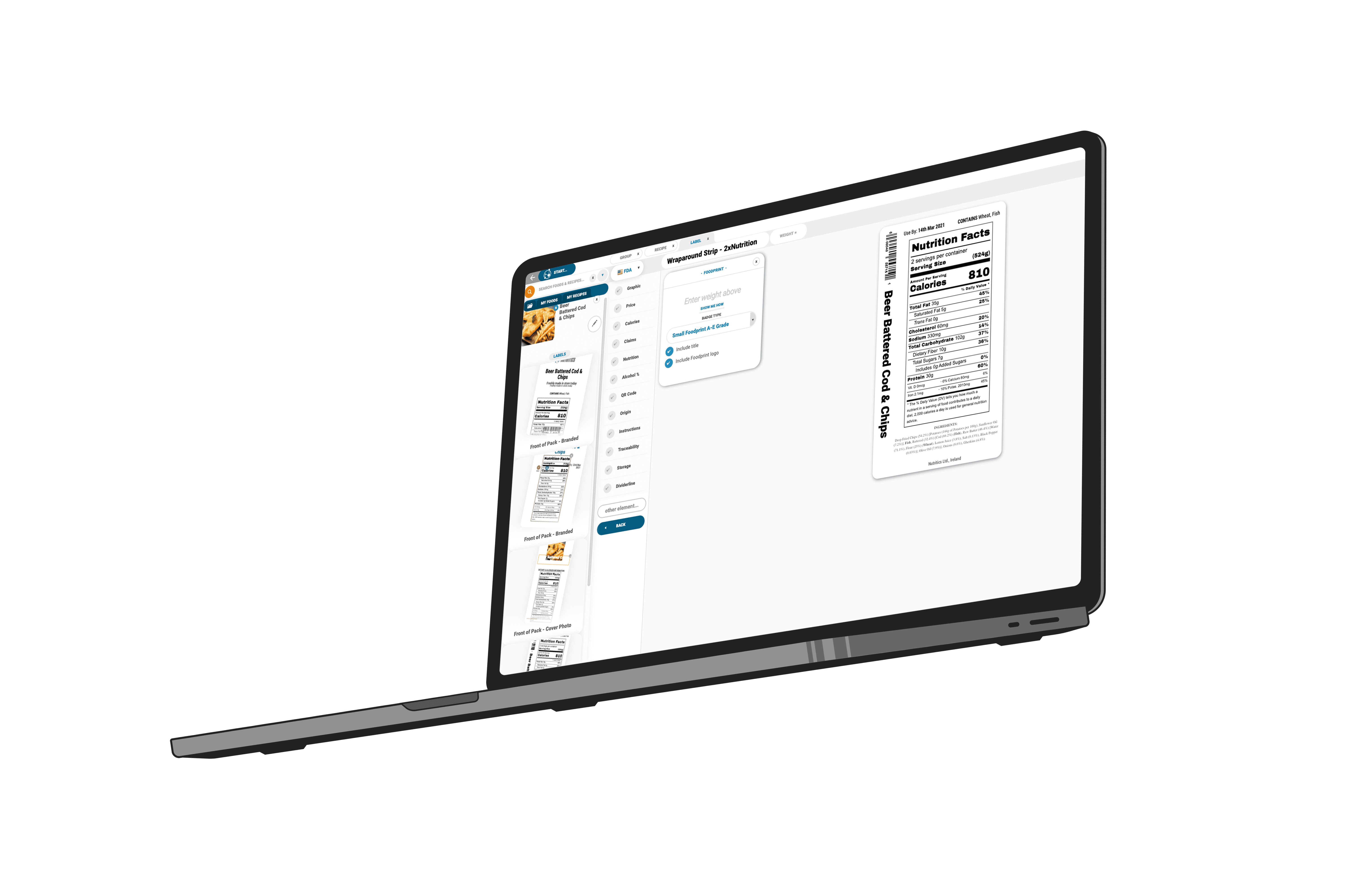 Food labelling Software | Label Magic by Nutritics