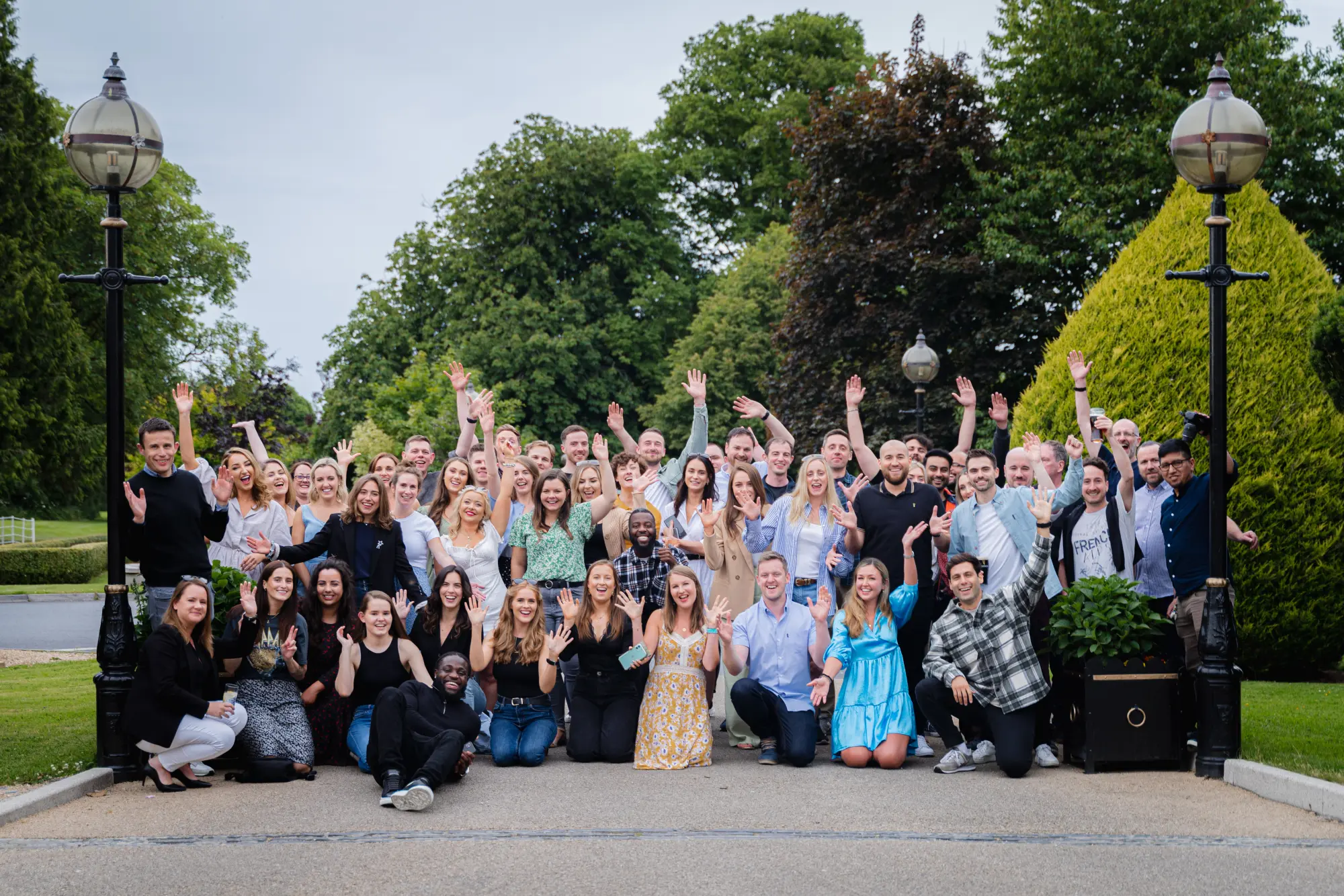team photo outside of nutritics