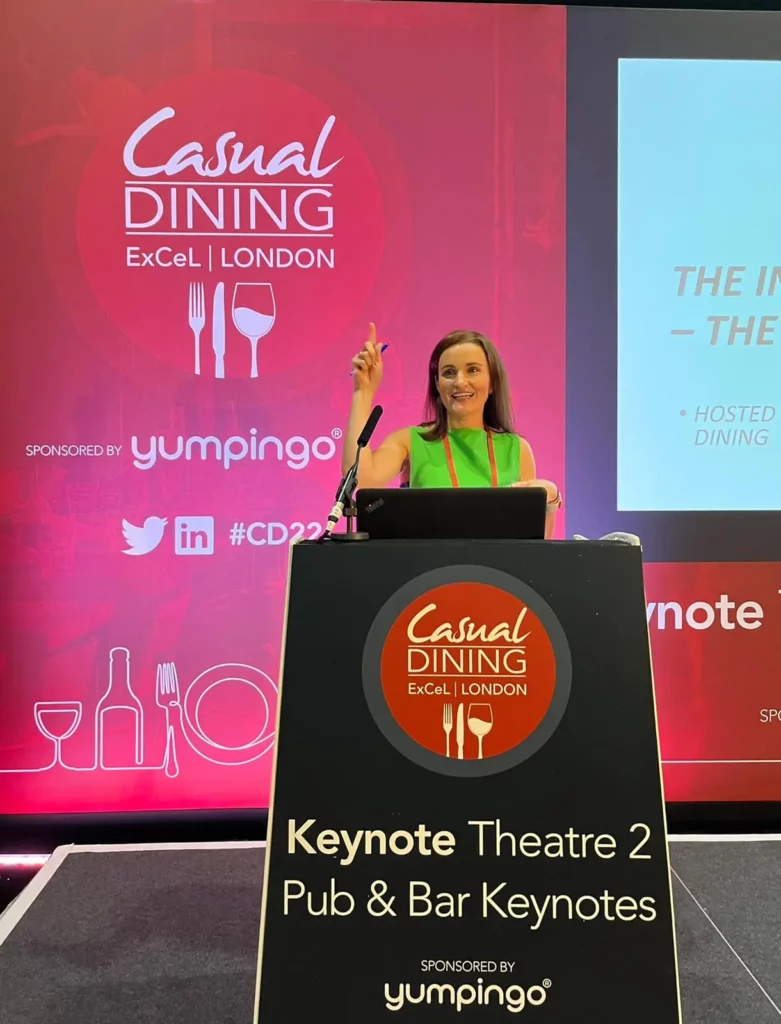 elbha purcell at casual dining show